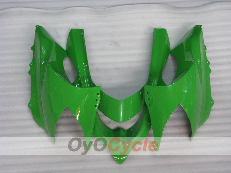 Einspritzverkleidungssatz für 04-05 NINJA ZX-10R - Grün, Schwarz - Werksdesign #OYO87901518