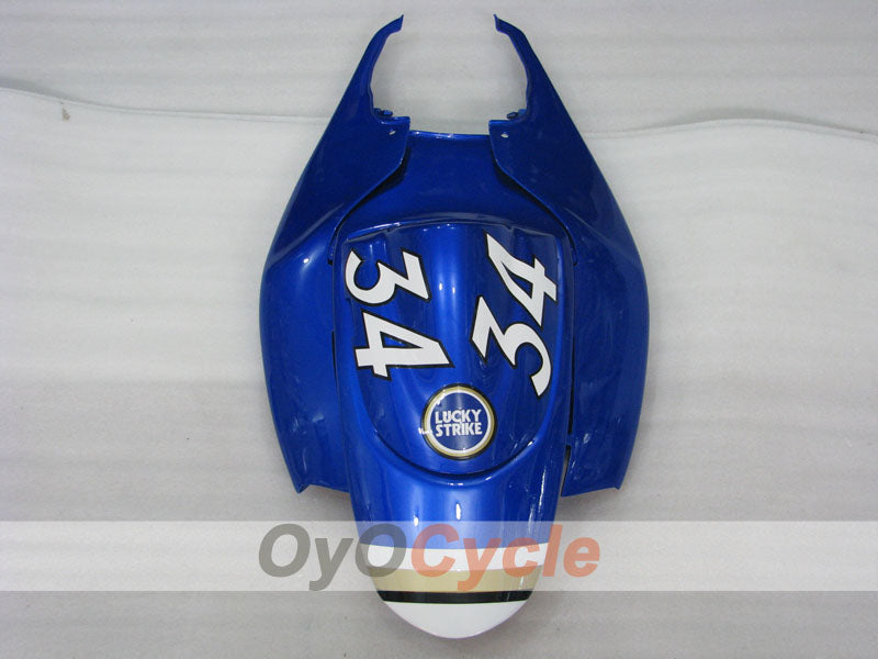 Einspritzverkleidungssatz für 06-07 GSX R600 - Blau, Weiß - Lucky Strike, MICHELIN, MOTUL #OYO87901519