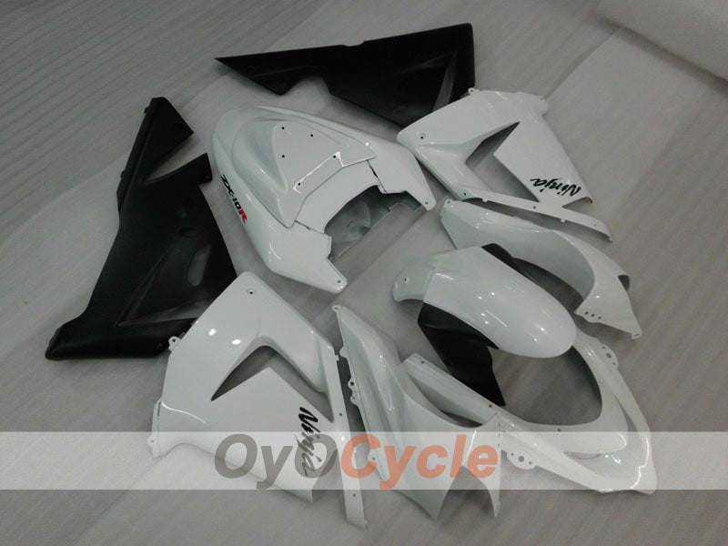 Einspritzverkleidungssatz für 04-05 NINJA ZX-10R - Weiß, Schwarz - Werksdesign #OYO87901522 Zweitbild