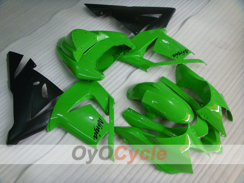 Verkleidungssatz für 04-05 NINJA ZX-10R - Grün, Schwarz - Werksdesign #OYO87901528