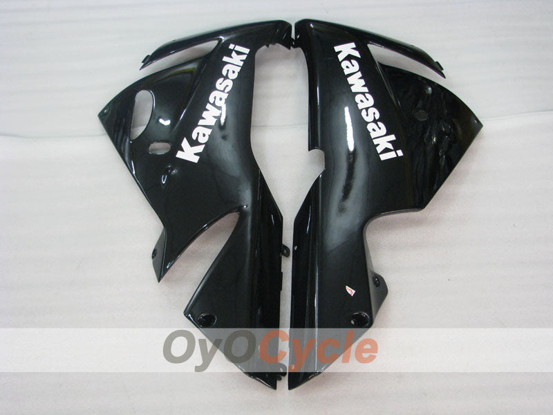 Verkleidungssatz für 04-05 NINJA ZX-10R - Grün, Schwarz - Flammenmuster #OYO87901536
