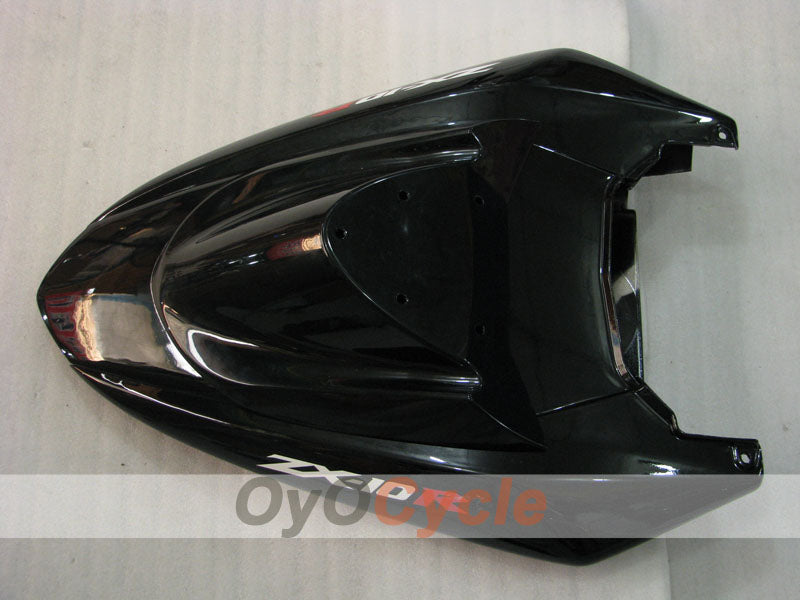 Einspritz-Verkleidungskit für 04-05 NINJA ZX-10R - Rot, Schwarz - Flamme #OYO87901540