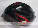 Einspritz-Verkleidungskit für 04-05 NINJA ZX-10R - Rot, Schwarz - Flamme #OYO87901540