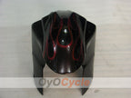 Einspritz-Verkleidungskit für 04-05 NINJA ZX-10R - Rot, Schwarz - Flamme #OYO87901540