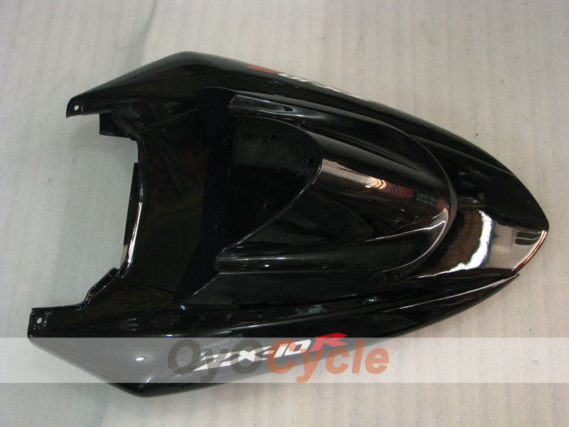 Einspritz-Verkleidungskit für 04-05 NINJA ZX-10R - Rot, Schwarz - Flamme #OYO87901540