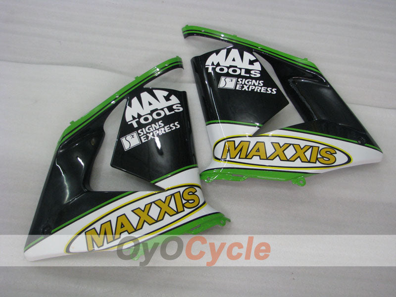 Einspritz-Verkleidungskit für 04-05 NINJA ZX-10R - Grün, Schwarz - MAXXIS #OYO87901543