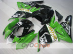 Einspritz-Verkleidungskit für 04-05 NINJA ZX-10R - Grün, Schwarz - MAXXIS #OYO87901543