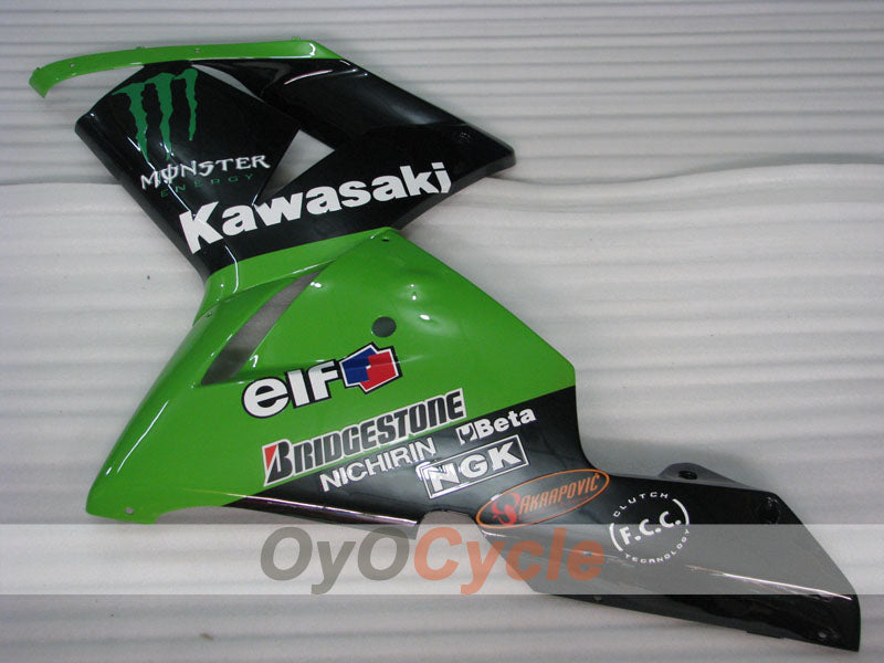 Linke und rechte Seitenverkleidung für Kawasaki 04-05 Ninja ZX-10R #OYO87913333