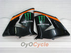 Einspritz-Verkleidungskit für 04-05 NINJA ZX-10R - Orange, Schwarz - Monster #OYO87901546