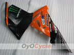 Einspritz-Verkleidungskit für 04-05 NINJA ZX-10R - Orange, Schwarz - Monster #OYO87901546