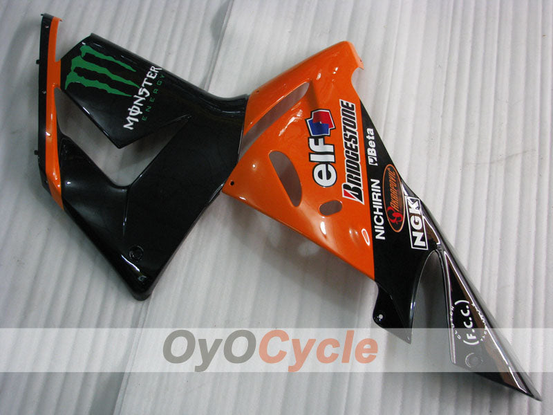 Linke & rechte Seitenverkleidung für Kawasaki 04-05 Ninja ZX-10R #OYO87913337