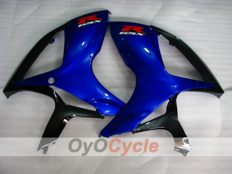 Einspritzverkleidungssatz für 06-07 GSX R600 - Blau, Schwarz - Werksstil #OYO87901558