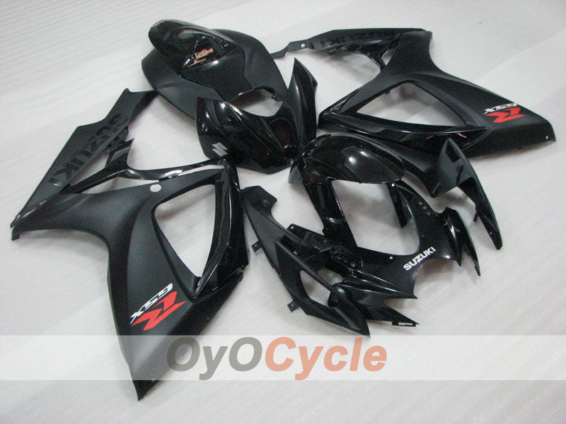 Einspritzverkleidungssatz für 06-07 GSX R600 - Schwarz, Matt - Werksstil #OYO87901559