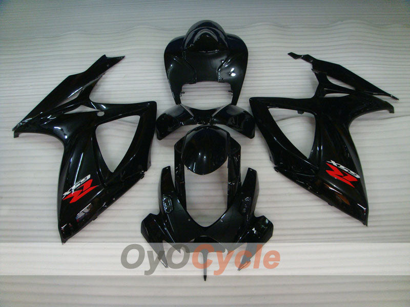 Einspritzverkleidungssatz für 06-07 GSX R600 - Schwarz - Werksstil #OYO87901560