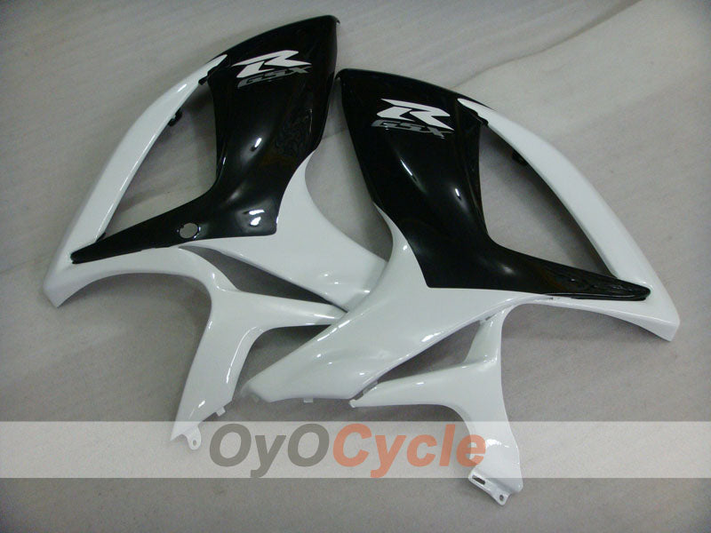 Verkleidungssatz für 06-07 GSX R600 - Weiß, Schwarz - Werksdesign #OYO87901570
