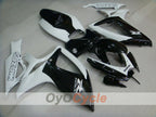 Verkleidungssatz für 06-07 GSX R600 - Weiß, Schwarz - Werksdesign #OYO87901570