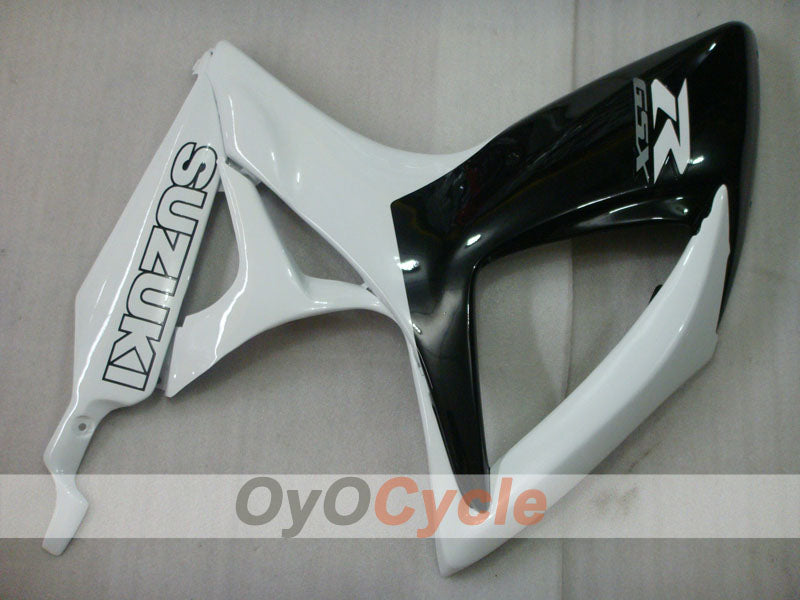 Verkleidungssatz für 06-07 GSX R600 - Weiß, Schwarz - Werksdesign #OYO87901570