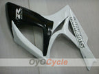 Verkleidungssatz für 06-07 GSX R600 - Weiß, Schwarz - Werksdesign #OYO87901570