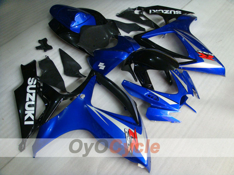 Verkleidungssatz für 06-07 GSX R750 - Blau, Schwarz - Werksdesign #OYO87901339 Hauptbild