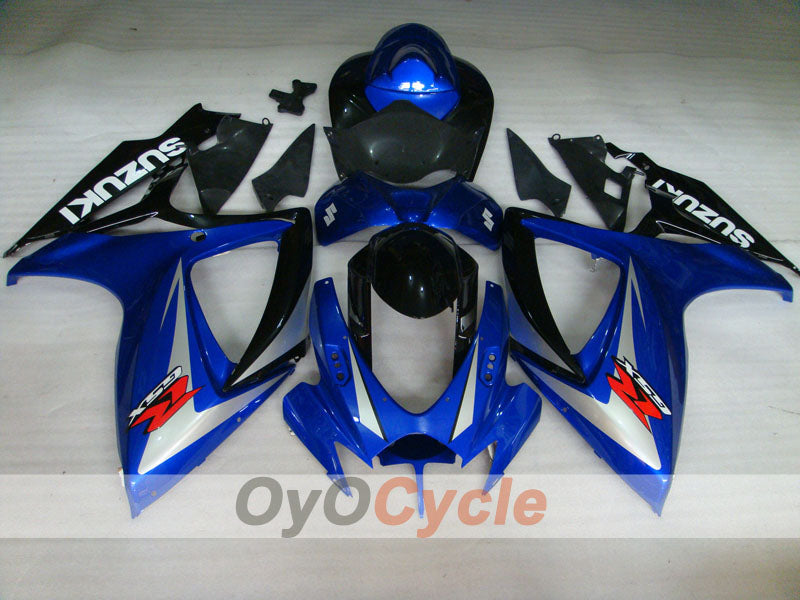 Verkleidungssatz für 06-07 GSX R600 - Blau, Schwarz - Werksdesign #OYO87901572 Zweitbild