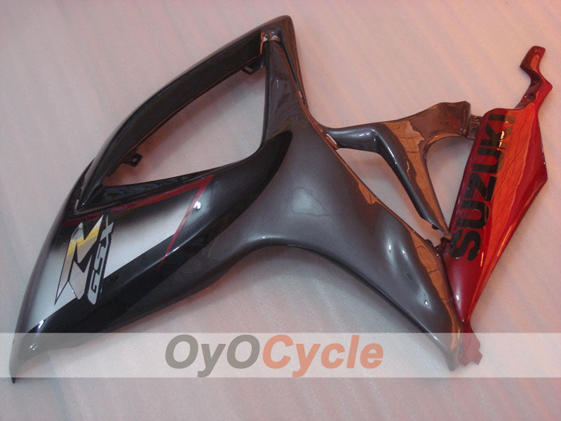 Einspritzverkleidungssatz für GSX R600, 06-07 - Rot, Schwarz - Werksstil #OYO87901575