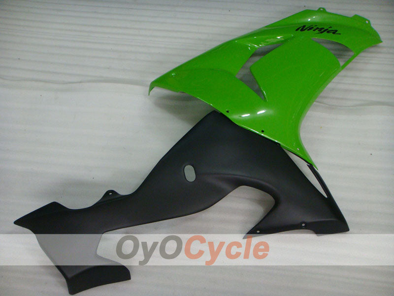 Einspritzverkleidungssatz für NINJA ZX-10R, 06-07 - Grün, Schwarz - Werksstil #OYO87901584