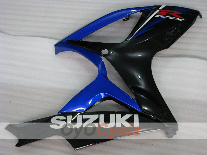 Einspritzverkleidungssatz für GSX R600, 06-07 - Blau, Schwarz - Werksstil #OYO87901585