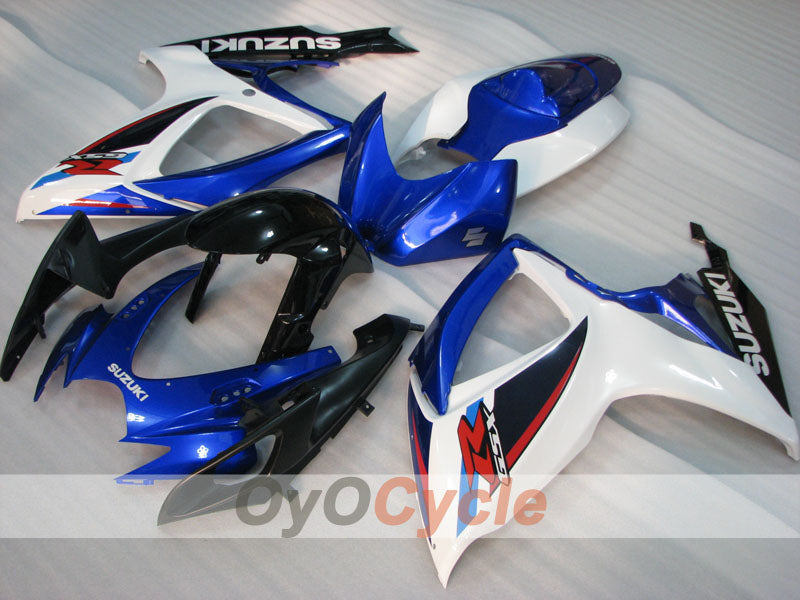 Einspritzverkleidungssatz für 06-07 GSX R600 - Blau, Schwarz - Werksstil #OYO87901587