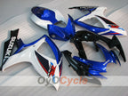 Einspritzverkleidungssatz für 06-07 GSX R600 - Blau, Schwarz - Werksstil #OYO87901587