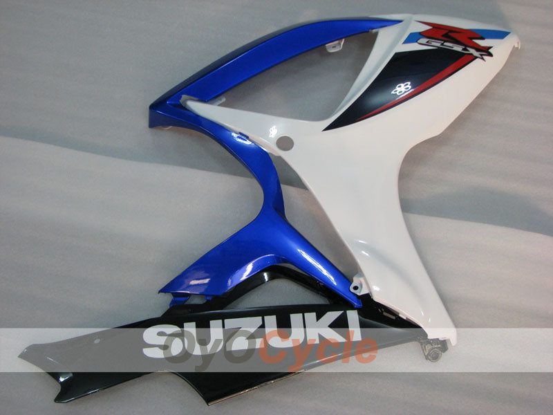 Einspritzverkleidungssatz für 06-07 GSX R600 - Blau, Schwarz - Werksstil #OYO87901587