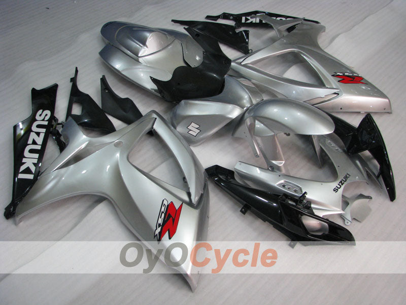 Einspritzverkleidungssatz für 06-07 GSX R750 - Schwarz, Grau - Werksstil #OYO87901349