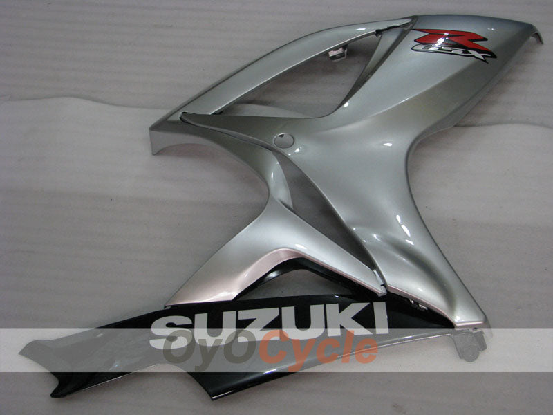 Einspritzverkleidungssatz für 06-07 GSX R750 - Schwarz, Grau - Werksstil #OYO87901349