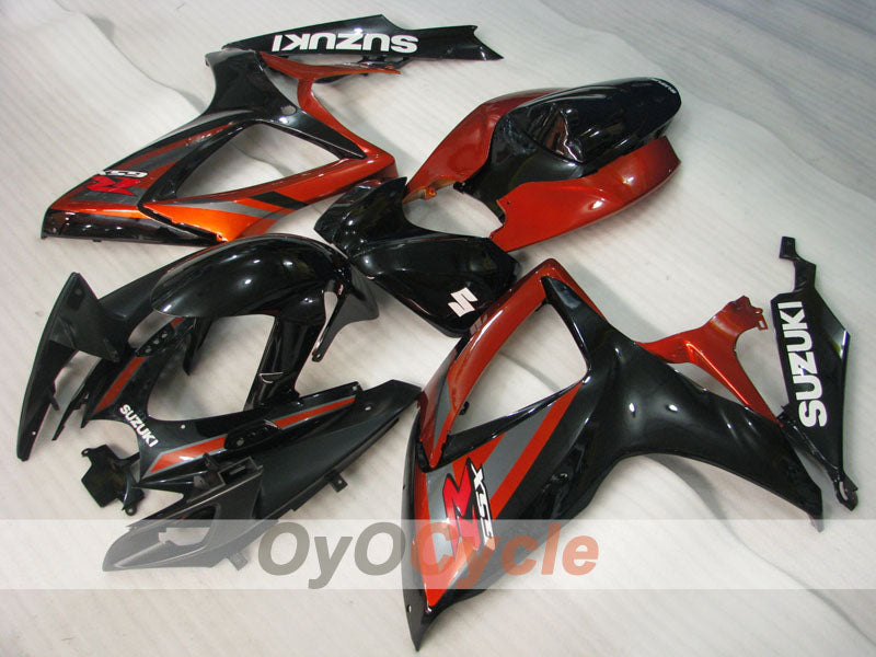 Einspritzverkleidungssatz für 06-07 GSX R600 - Rot, Schwarz - Werksstil #OYO87901592 Zweitbild