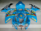 Spritzguss-Verkleidungssatz für 06-07 GSX R600 - Blau, Schwarz - MOTUL, Rizla+ #OYO87901602