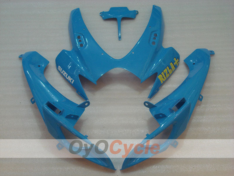 Spritzguss-Verkleidungssatz für 06-07 GSX R600 - Blau, Schwarz - MOTUL, Rizla+ #OYO87901603