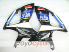 Spritzguss-Verkleidungssatz für 06-07 GSX R600 - Weiß, Schwarz - MOTUL, VIRU #OYO87901605