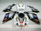 Spritzguss-Verkleidungssatz für 06-07 GSX R600 - Weiß, Schwarz - MOTUL, VIRU #OYO87901605