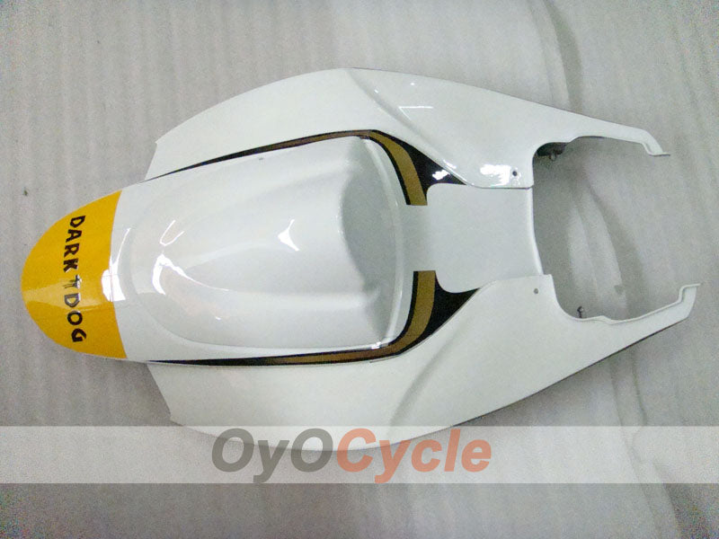 Spritzguss-Verkleidungssatz für 06-07 GSX R600 - Weiß, Schwarz - MOTUL, VIRU #OYO87901605