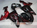 Einspritz-Verkleidungssatz für NINJA ZX-10R 06-07 - Rot, Schwarz - Flame #OYO87901612