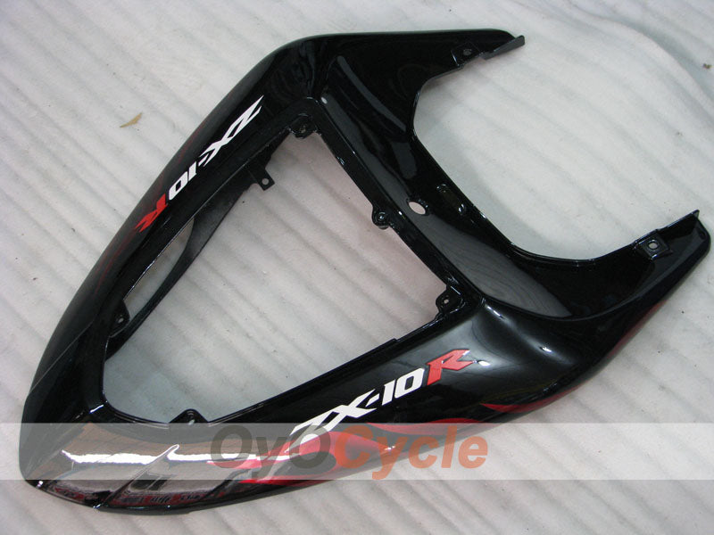 Einspritz-Verkleidungssatz für NINJA ZX-10R 06-07 - Rot, Schwarz - Flame #OYO87901612