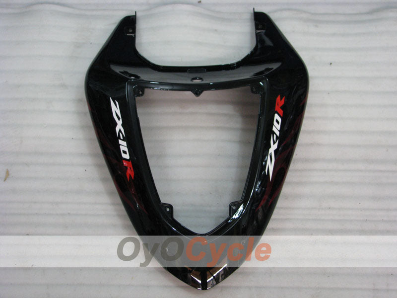 Einspritz-Verkleidungssatz für NINJA ZX-10R 06-07 - Rot, Schwarz - Flame #OYO87901612