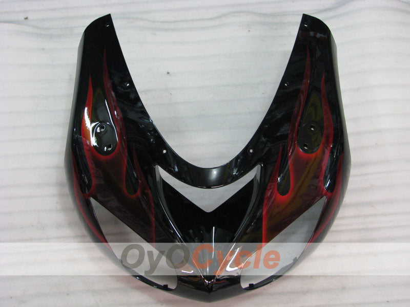 Einspritz-Verkleidungssatz für NINJA ZX-10R 06-07 - Rot, Schwarz - Flame #OYO87901612