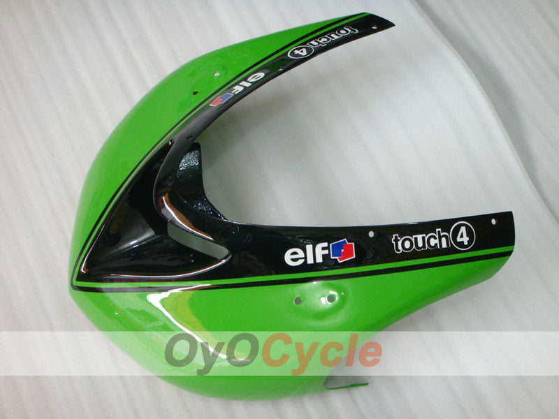 Einspritzverkleidungssatz für 06-07 NINJA ZX-10R - Grün, Schwarz - Monster #OYO87901627