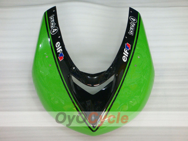 Einspritzverkleidungssatz für 06-07 NINJA ZX-10R - Grün, Schwarz - Monster #OYO87901627