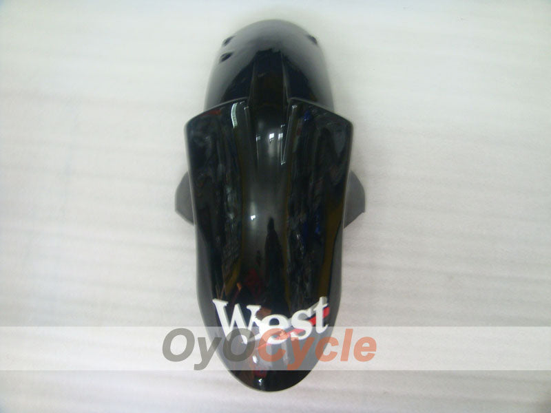 Einspritzverkleidungssatz für 06-07 NINJA ZX-10R - Weiß, Schwarz - West #OYO87901631