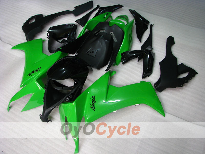 Verkleidungssatz für Einspritzmodelle der NINJA ZX-10R 08-10 - Grün, Schwarz - Werksstil #OYO87901642 Hauptbild