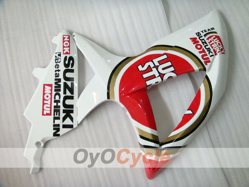 Verkleidungssatz für Einspritzmodelle 08-10 GSX R750 - Rot, Weiß - Lucky Strike #OYO87901454