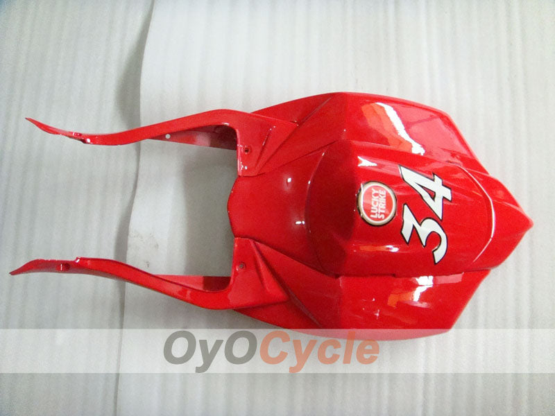 Verkleidungssatz für Einspritzmodelle 08-10 GSX R750 - Rot, Weiß - Lucky Strike #OYO87901454