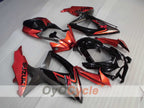 Verkleidungssatz für Einspritzmodelle der GSX R600 08-10 - Orange, Schwarz - Werksstil #OYO87901646