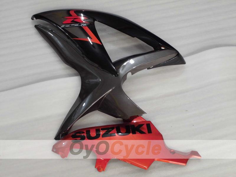 Verkleidungssatz für Einspritzmodelle der GSX R600 08-10 - Orange, Schwarz - Werksstil #OYO87901646